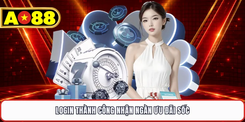 Login thành công nhận ngàn ưu đãi sốc